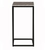Senegal Metal C-Shape End Table In Black Colour