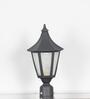 Sennen Coastal Metal Outdoor Gate Pillar Light (Black)