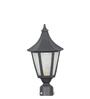Sennen Coastal Metal Outdoor Gate Pillar Light (Black)
