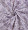 Purple Floral 144 TC Cotton King Sized Bedsheet With 2 Pillow Covers