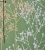 Green Leaf 144 TC Cotton King Sized Bedsheet With 2 Pillow Covers