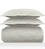 White Sensations 300GSM King Quilted Bedcover with 2 Pillowcovers