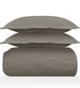 Grey Sensations 300GSM King Quilted Bedcover with 2 Pillowcovers