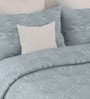 Blue Sensations 300GSM King Quilted Bedcover with 2 Pillowcovers