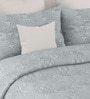 Blue Sensations 300GSM King Quilted Bedcover with 2 Pillowcovers