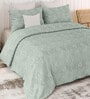 Green Sensations 300GSM King Quilted Bedcover with 2 Pillowcovers