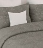 Grey Sensations 300GSM King Quilted Bedcover with 2 Pillowcovers