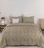 Grey Sensations 300GSM King Quilted Bedcover with 2 Pillowcovers