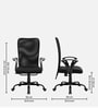 Seoul Breathable Mesh Ergonomic Chair in Smart Black Colour