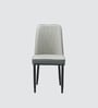 Sepang Malaysian Leatherette Dining Chair In Grey Color