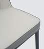 Sepang Malaysian Leatherette Dining Chair In Grey Color