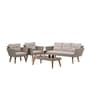 Sepang Malaysian Outdoor Table & Chair Set ( 3+1+1) In Brown Color