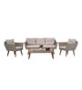 Sepang Malaysian Outdoor Table & Chair Set ( 3+1+1) In Brown Color