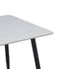 Sepang Malaysian Sintered Top 4 Seater Dining Table In White Finish