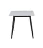 Sepang Malaysian Sintered Top 4 Seater Dining Table In White Finish