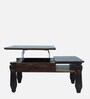 Ser Solid Wood Coffee Table in Walnut Finish with Lift Up Top