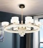 Seraphina Smart Voice LED Chandelier Light | Premium Modern Ceiling Fixture with Voice Control | Luxurious Ambient Lighting for Home Interiors
