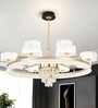 Seraphina Smart Voice LED Chandelier Light | Premium Modern Ceiling Fixture with Voice Control | Luxurious Ambient Lighting for Home Interiors