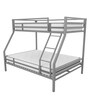 Seren Metal Bunk Bed in Silver Colour
