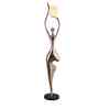 Serena Decorative Lady Artifact Light Gold Tri Color Sculpture Modern Art LED Showpiece