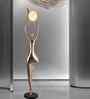 Serena Decorative Lady Artifact Light Gold Tri Color Sculpture Modern Art LED Showpiece
