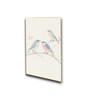 Bird Art Set of 4 Canvas Wall Painting Gold Frame