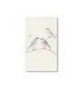 Bird Art Set of 4 Canvas Wall Painting White Frame