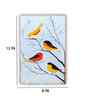 Serene Birds Marble Wall Art