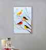 Serene Birds Marble Wall Art