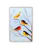 Serene Birds Marble Wall Art