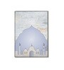 Serene Blue Mosque  Wall Art Print