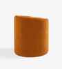 Serene Pouffe In Orange Color