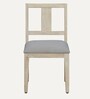 Serengeti Mango Wood 3 Seater Dining Set In White Wash Finish