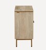 Serengeti Mango Wood Shoe Cabinet In White Wash Finish