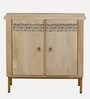 Serengeti Mango Wood Shoe Cabinet In White Wash Finish