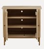 Serengeti Mango Wood Shoe Cabinet In White Wash Finish