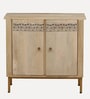Serengeti Mango Wood Shoe Cabinet In White Wash Finish