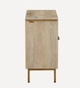 Serengeti Mango Wood Shoe Cabinet In White Wash Finish