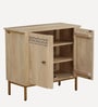 Serengeti Mango Wood Shoe Cabinet In White Wash Finish