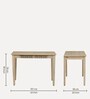 Serengeti Mango Wood Writing Table In White Wash Finish