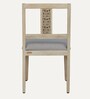 Serengeti Solid Wood 4 Seater Dining Set In Whitewash Finish