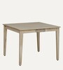 Serengeti Solid Wood 4 Seater Dining Set In Whitewash Finish