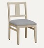 Serengeti Solid Wood 4 Seater Dining Set In Whitewash Finish