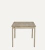 Serengeti Solid Wood 6 Seater Dining Set In Whitewash Finish