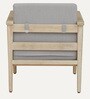 Serengeti Solid Wood Arm Chair In Whitewash Finish