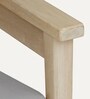 Serengeti Solid Wood Arm Chair In Whitewash Finish