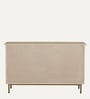Serengeti Solid Wood Sideboard In Whitewash Finish With Drawers