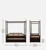 Serenity Sofa Cum BedsIn Provincial Teak Finish