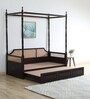 Serenity Sofa Cum BedsIn Provincial Teak Finish