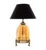 Serenity Amber Glass Table Lamp